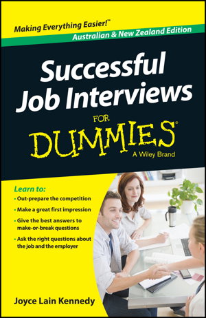 Cover art for Successful Job Interviews for Dummies, Australian & New
