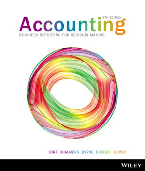 Cover art for Accounting Business Reporting for Decision Making 5E + istudy Version 3 Registration Card