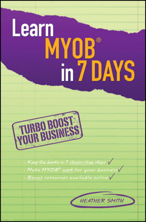 Cover art for Learn MYOB in 7 Days