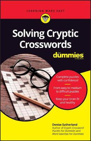 Cover art for Solving Cryptic Crosswords For Dummies
