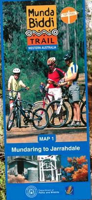 Cover art for Munda Biddi Trail Map 1 Mundaring to Jarrahdale