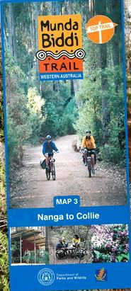Cover art for Munda Biddi Trail Map 3 Nanga to Collie