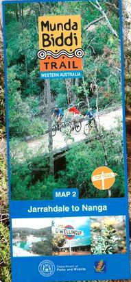 Cover art for Munda Biddi Trail Map 2 Jarrahdale to Nanga