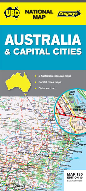Cover art for Australia and Capital Cities 180