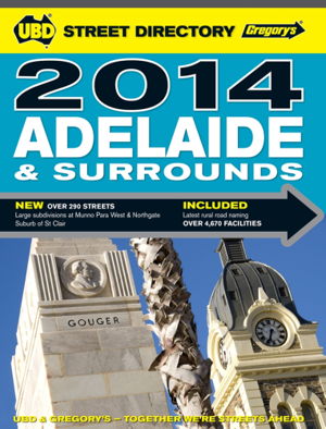 Cover art for Adelaide Street Directory 52nd 2014