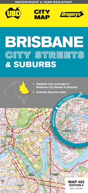 Cover art for Brisbane City Streets and Suburbs Map 462