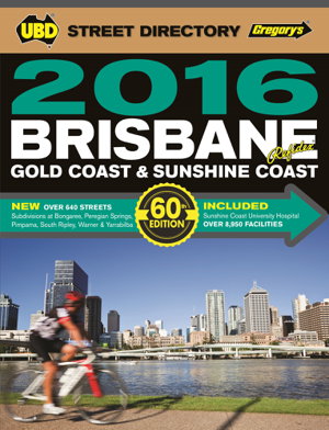 Cover art for Brisbane Refidex Street Directory 2016 60th ed