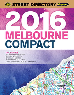 Cover art for Melbourne Compact Street Directory 14th 2016