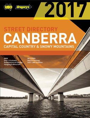 Cover art for Canberra Street Directory 2017 21st