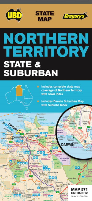 Cover art for NT State & Suburban Map 571 12th