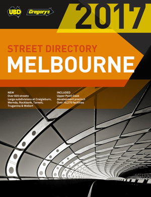 Cover art for Melbourne Street Directory 51st 2017