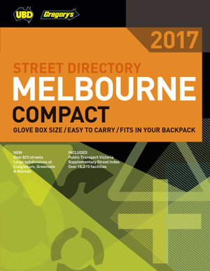 Cover art for Melbourne Compact Street Directory 2017 15th ed