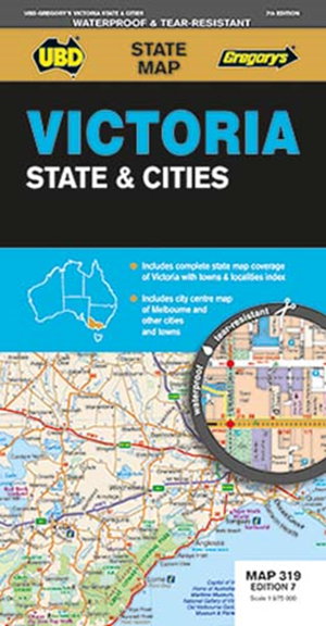 Cover art for Victoria State & Cities Map 319