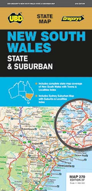Cover art for NSW State & Suburban Map 270