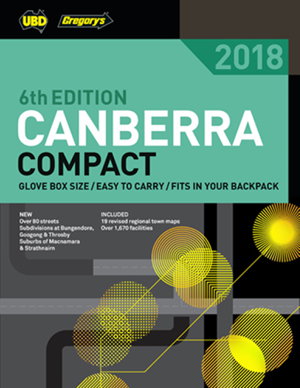 Cover art for Canberra Compact Street Directory 6th 2018