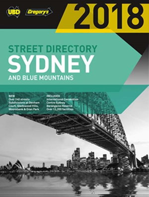 Cover art for Sydney & Blue Mountains Street Directory 2018 54th
