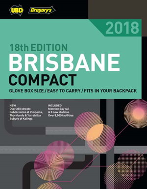 Cover art for Brisbane Compact Street Directory 2018 18th