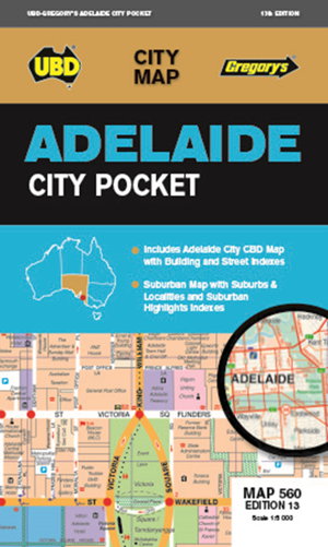 Cover art for Adelaide City Pocket Map 560 13th