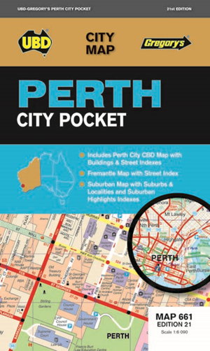 Cover art for Perth City Pocket Map 661