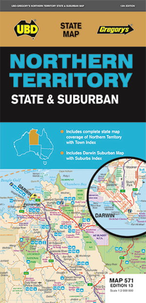 Cover art for NT State & Suburban Map 571 13th