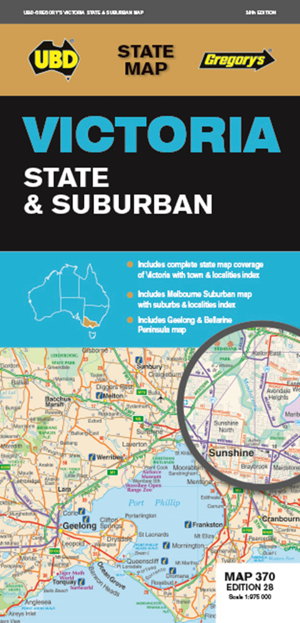 Cover art for Victoria State & Suburban Map 370 28th