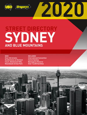 Cover art for Sydney & Blue Mountains Street Directory 2020 56th ed