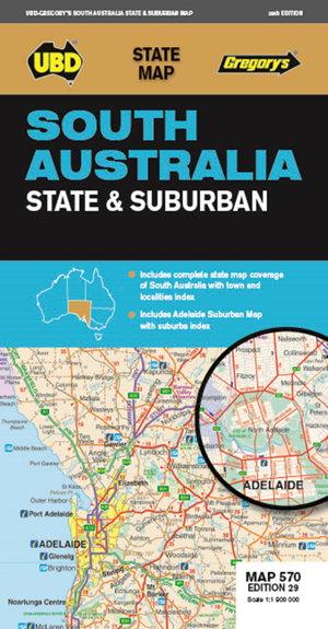 Cover art for South Australia State & Suburban Map 570