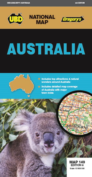 Cover art for Australia Map 149 6th ed