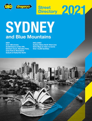 Cover art for Sydney & Blue Mountains Street Directory 2021 57th ed