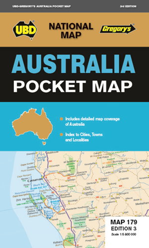 Cover art for Australia Pocket Map 179 3rd ed