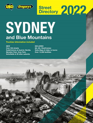 Cover art for Sydney & Blue Mountains Street Directory 2022 58th