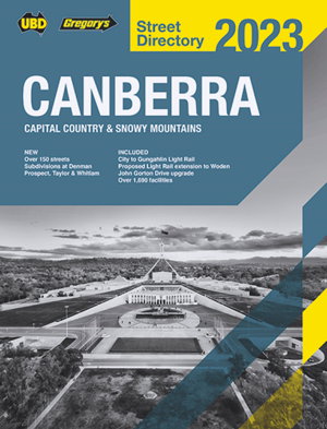 Cover art for Canberra Capital Country & Snowy Mountains Street Directory 2023 27th