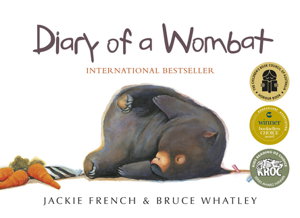Cover art for Diary of a Wombat Board Book