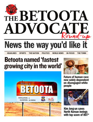 Cover art for The Betoota Advocate Round-up