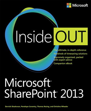 Cover art for Microsoft SharePoint 2013 Inside Out