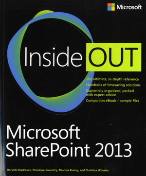 Cover art for Microsoft Office 2013 Inside Out