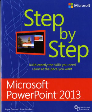 Cover art for Microsoft PowerPoint 2013 Step by Step