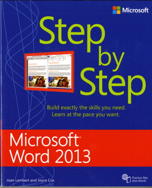 Cover art for Microsoft Word 2013 Step by Step
