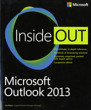 Cover art for Microsoft Outlook 2013 Inside Out