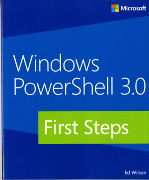 Cover art for Windows PowerShell 3.0 First Steps