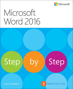 Cover art for Microsoft Word 2016 Step By Step