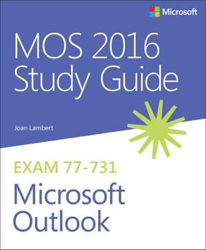 Cover art for MOS 2016 Study Guide for Microsoft Outlook