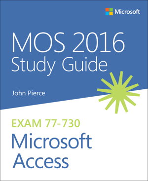 Cover art for MOS 2016 Study Guide for Microsoft Access