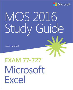 Cover art for MOS 2016 Study Guide for Microsoft Excel