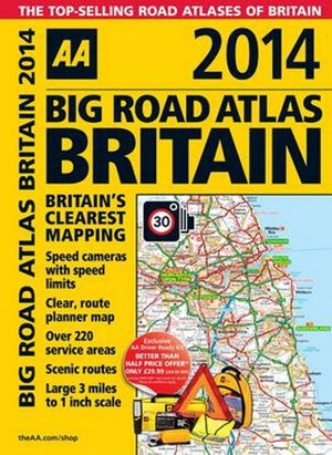 Cover art for AA Big Road Atlas Britain 2014