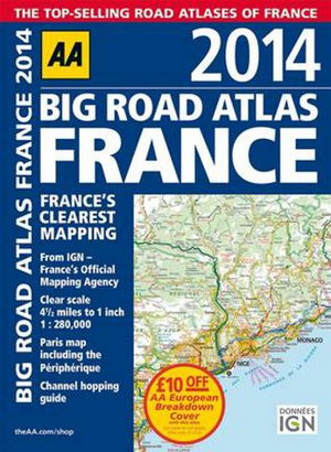 Cover art for AA Big Road Atlas France