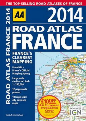 Cover art for AA Road Atlas France