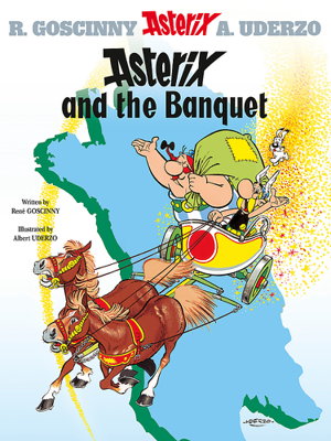 Cover art for Asterix and the Banquet Album 5 Bk. 5