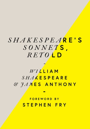 Cover art for Shakespeare's Sonnets, Retold