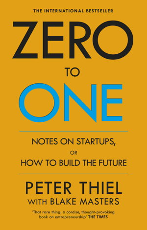 Cover art for Zero to One